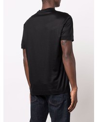 T-shirt à col rond noir Emporio Armani