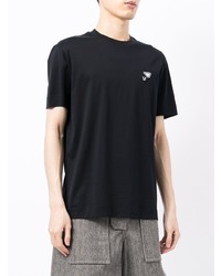 T-shirt à col rond noir Emporio Armani