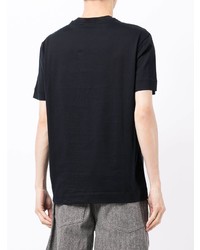 T-shirt à col rond noir Emporio Armani