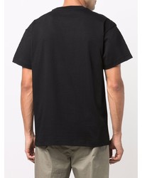 T-shirt à col rond noir Jil Sander