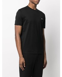 T-shirt à col rond noir Emporio Armani