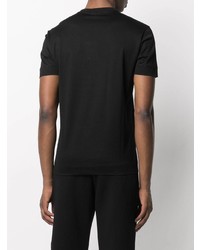 T-shirt à col rond noir Emporio Armani