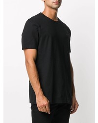 T-shirt à col rond noir Dondup