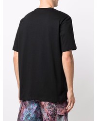 T-shirt à col rond noir MSGM