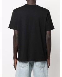 T-shirt à col rond noir MSGM