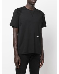 T-shirt à col rond noir Calvin Klein