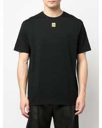 T-shirt à col rond noir Balmain