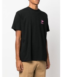 T-shirt à col rond noir PATTA