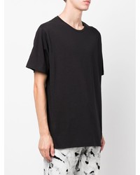 T-shirt à col rond noir Balmain