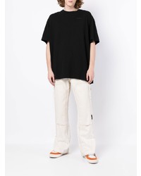 T-shirt à col rond noir Off-White