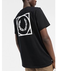 T-shirt à col rond noir Fred Perry