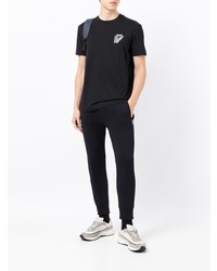 T-shirt à col rond noir Emporio Armani