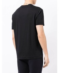 T-shirt à col rond noir Emporio Armani