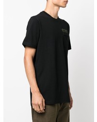 T-shirt à col rond noir Maharishi