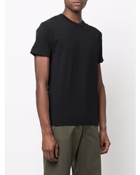 T-shirt à col rond noir Stone Island