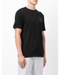 T-shirt à col rond noir Armani Exchange