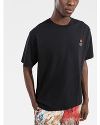 T-shirt à col rond noir Kenzo