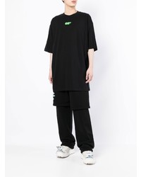 T-shirt à col rond noir Off-White