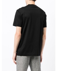 T-shirt à col rond noir Emporio Armani