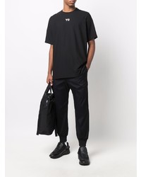 T-shirt à col rond noir Y-3