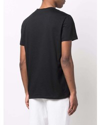 T-shirt à col rond noir Balmain