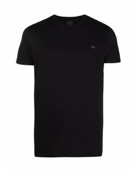 T-shirt à col rond noir Diesel