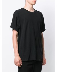 T-shirt à col rond noir Amiri