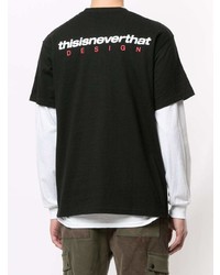 T-shirt à col rond noir This Is Never That