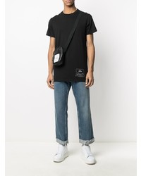 T-shirt à col rond noir Maison Margiela