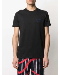 T-shirt à col rond noir Paul Smith