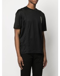 T-shirt à col rond noir Emporio Armani