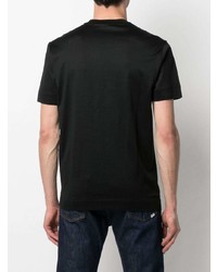 T-shirt à col rond noir Emporio Armani