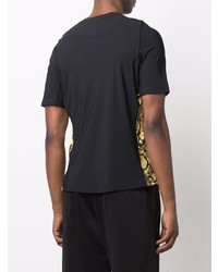 T-shirt à col rond noir Versace