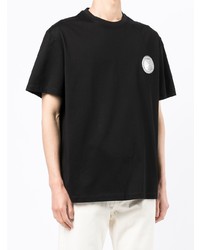 T-shirt à col rond noir Wooyoungmi