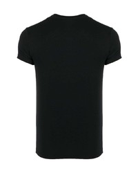 T-shirt à col rond noir Emporio Armani