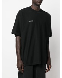 T-shirt à col rond noir Vetements