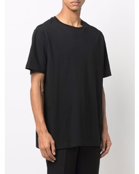 T-shirt à col rond noir Balmain