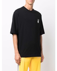 T-shirt à col rond noir Off-White