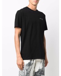 T-shirt à col rond noir Off-White