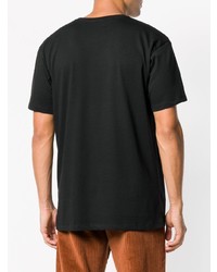 T-shirt à col rond noir MSGM