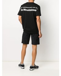 T-shirt à col rond noir White Mountaineering