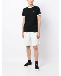 T-shirt à col rond noir Fred Perry