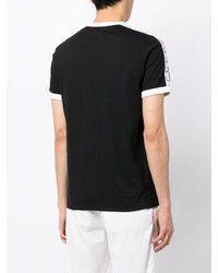 T-shirt à col rond noir Fred Perry