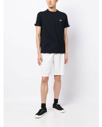 T-shirt à col rond noir Fred Perry