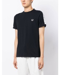 T-shirt à col rond noir Fred Perry