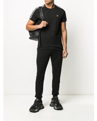 T-shirt à col rond noir Philipp Plein