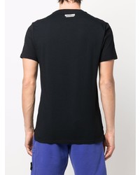 T-shirt à col rond noir Moschino