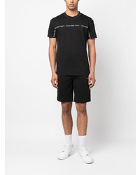 T-shirt à col rond noir Calvin Klein