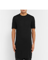 T-shirt à col rond noir Rick Owens