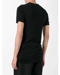 T-shirt à col rond noir Rick Owens